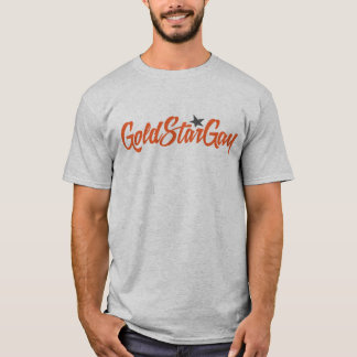 Goldstern-homosexueller T - Shirt - Grau
