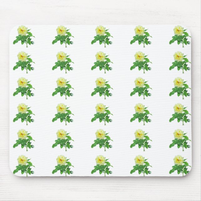 Goldstern-Rose Mousepad (Vorne)