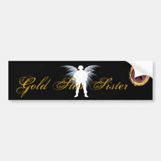 Goldstern-Schwester Autoaufkleber
