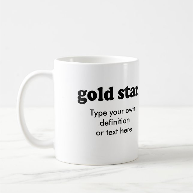GOLDstern Tasse (Links)