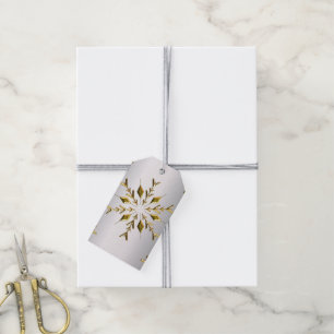 Goldsterne auf Silber Geschenkanhänger