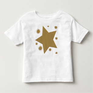 Goldsterne Kleinkind T-shirt