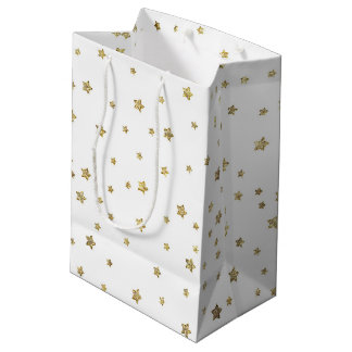 Goldsterne Mittlere Geschenktüte