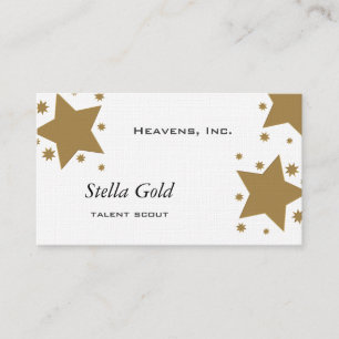 Goldsterne Visitenkarte