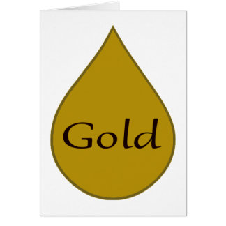 Goldstillende Preiskarte 1-jährig