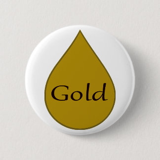 Goldstillendes Preis-Abzeichen 1 Jahr Button