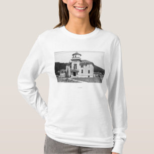 Goldstrand, Oregon-Ansicht des Gerichtsgebäudes T-Shirt