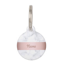 Goldstreifen aus elegantem weißem Marmor, Rose mit