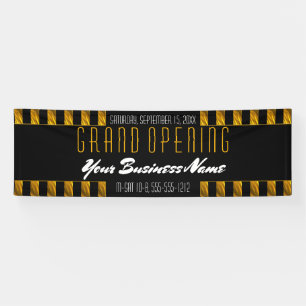 Goldstreifen-elegante Geschäfts-Butike des Banner