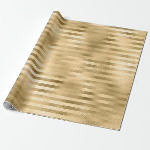 Goldstreifen Geschenkpapier