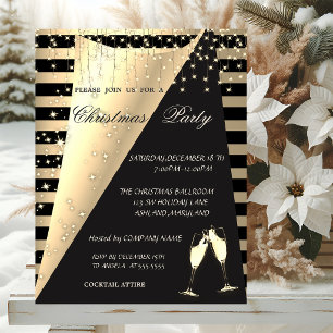 Goldstreifen, Sternenleuchten Weihnachtsgebäck Wei Einladung