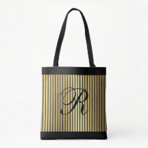 Goldstreifen über jede Farbe mit Monogramm