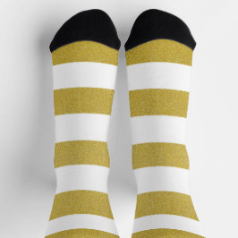 Goldstreifen, weiße Streifen, Streifen Socken