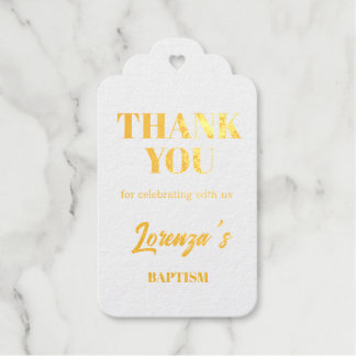 Goldtaufe Geschenkanhänger