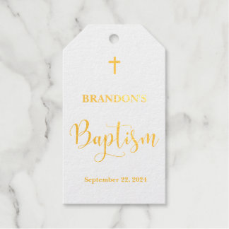 Goldtaufe Geschenkanhänger