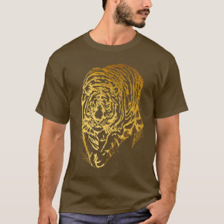 Goldtiger im Gras T-Shirt