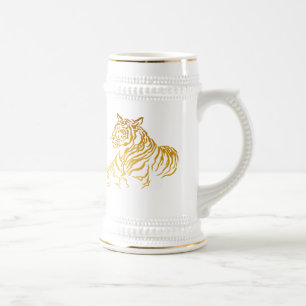 Goldtiger-Tasse Bierglas
