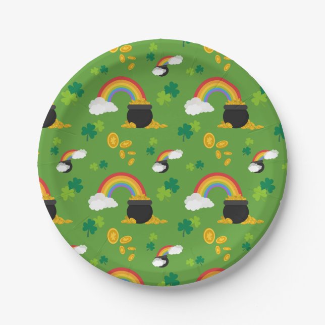 Goldtopf Pappteller (Vorderseite)