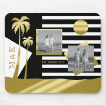 Goldtropische Palme-Strand Instagram Fotos