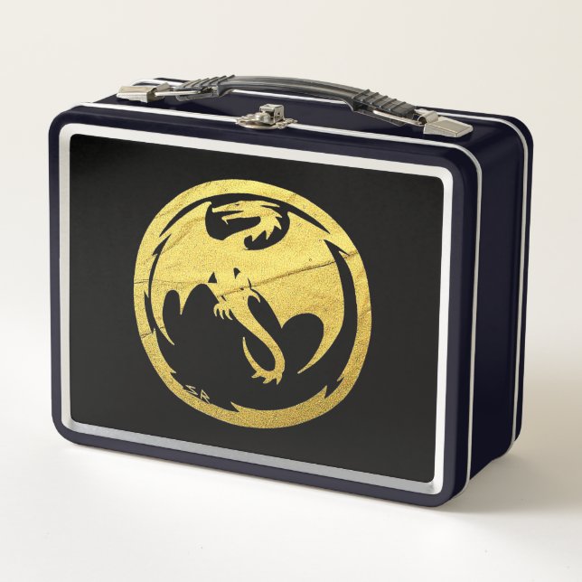 Goldvene Dragon Dragon Black Lunchbox (Vorderseite)