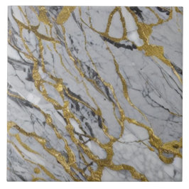 Goldvene-Marmormuster Fliese