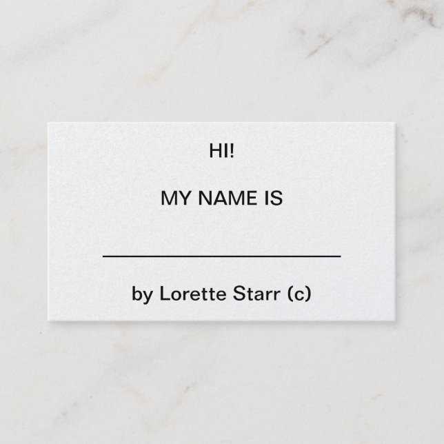 GOLDVisitenkarte Visitenkarte (Vorderseite)