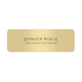 Goldvorlage Beruflich Moderne Klasse einfach