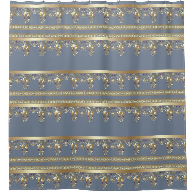 Goldvorsprung Duschvorhang (Vorderseite)