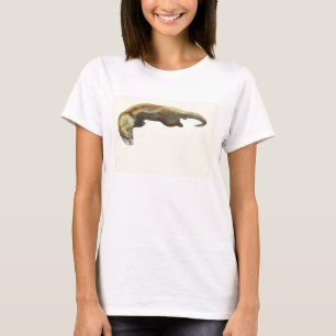 GoldWasserfarbe auf Papier T-Shirt
