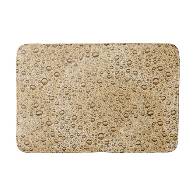 Goldwassertröpfchen Badematte (Vorderseite)