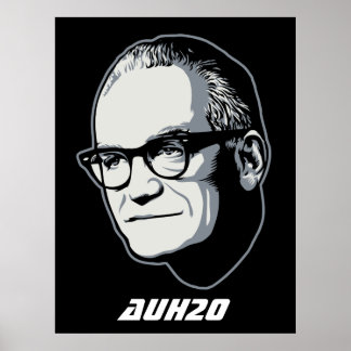 Goldwater AuH2O Anpassbares Poster