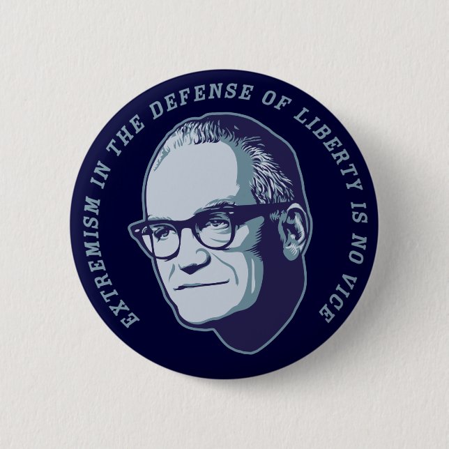 Goldwater Knopf Button (Vorderseite)