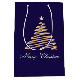 Goldweihnachtsbaum Mittlere Geschenktüte