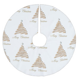 Goldweihnachtsbaum Polyester Weihnachtsbaumdecke