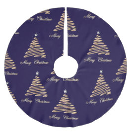 Goldweihnachtsbaum Polyester Weihnachtsbaumdecke