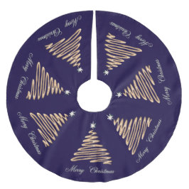 Goldweihnachtsbaum Polyester Weihnachtsbaumdecke