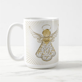 Goldweihnachtsengel von AnmutSunrays Tasse