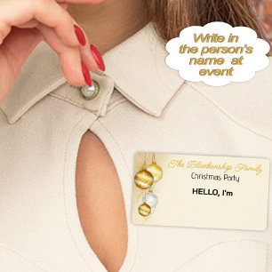 Goldweihnachtsmarke für Weihnachtsschmuck