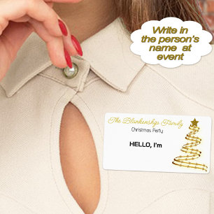 Goldweihnachtsmarke für Weihnachtsschmuck