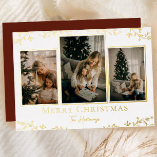 Goldweine 3 Foto Foliday Card Folien Feiertagskarte
