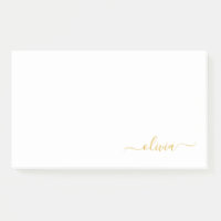 Goldweiße, moderne Script-Girl-Monogramm-Bezeichnu