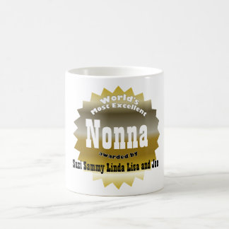 GOLDwelt am ausgezeichnetesten….Nana Kaffeetasse