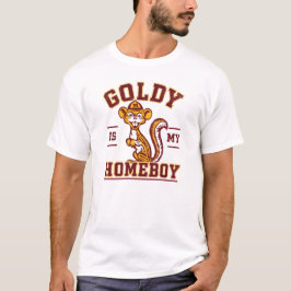 Goldy Is My Homeboy Retro-Gopher-T-Shirt T-Shirt