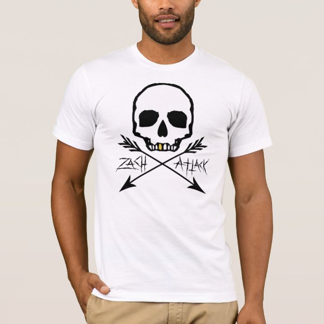 Goldzahn-Schädelversion 1 T-Shirt (Vorderseite)