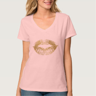 Goldzauber-Lippen T-Shirt