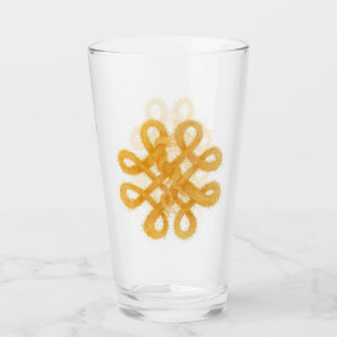 GOLDZELLTIK KNOT Pint Trinkglas Glas