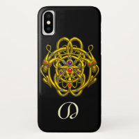 GOLDZELLTISCHE KNOTEN MIT ZWEI DRACHEN