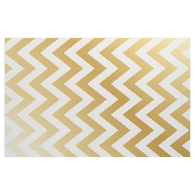 GoldZickzack Streifen-Muster Stoff (Yard (91,4 cm))