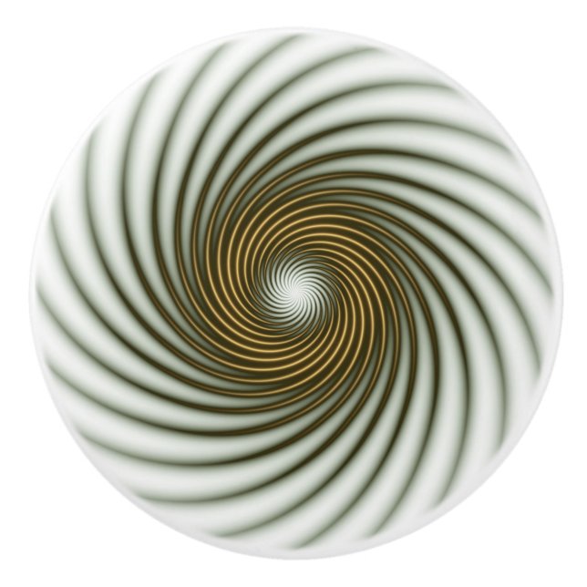 Goldzirkel Keramikknauf (Vorderseite)