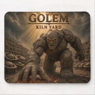 Golem-Brennofenhof Dark Realism Mousepad